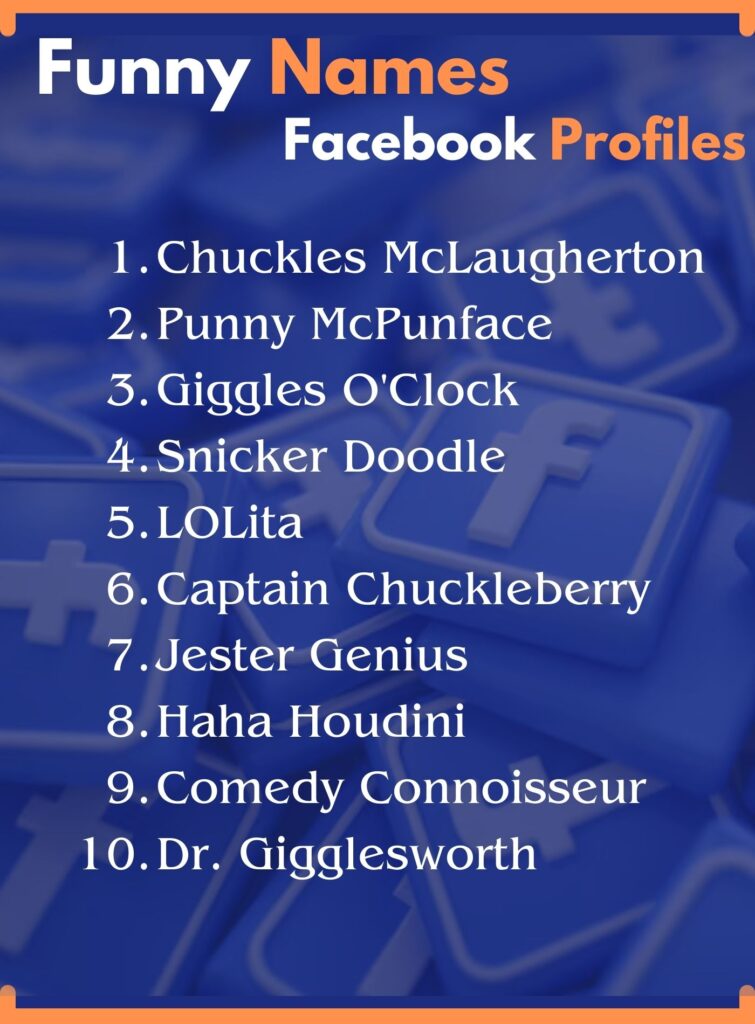 Funny Names for Facebook Profiles